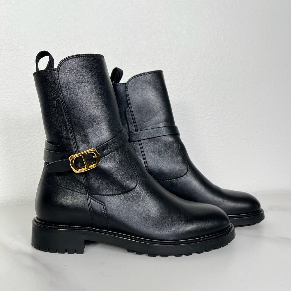 Dior Black Ankle Boots - Size 35
